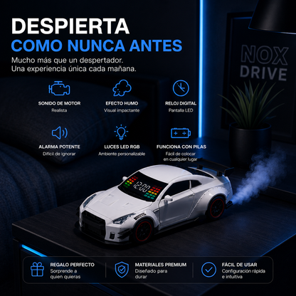 TurboWake™️ | V8 Alarm Clock