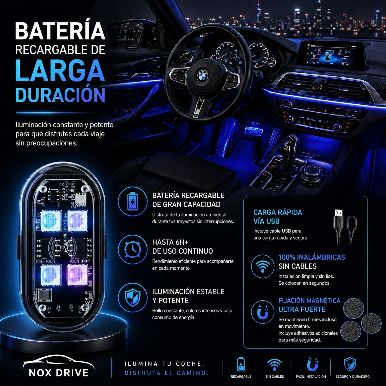 Ambient LED Lights for Car Interior